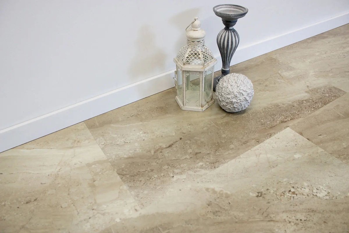 Vinyrock XL Gloss Fliesenoptik Hochglanz Abu Dhabi Botticino