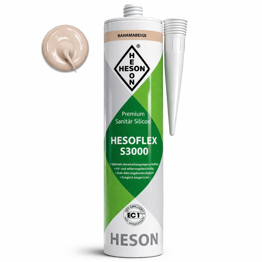 Sanitär Silikon Bahamabeige A23 – HESOFLEX S 3000 - Floor4all