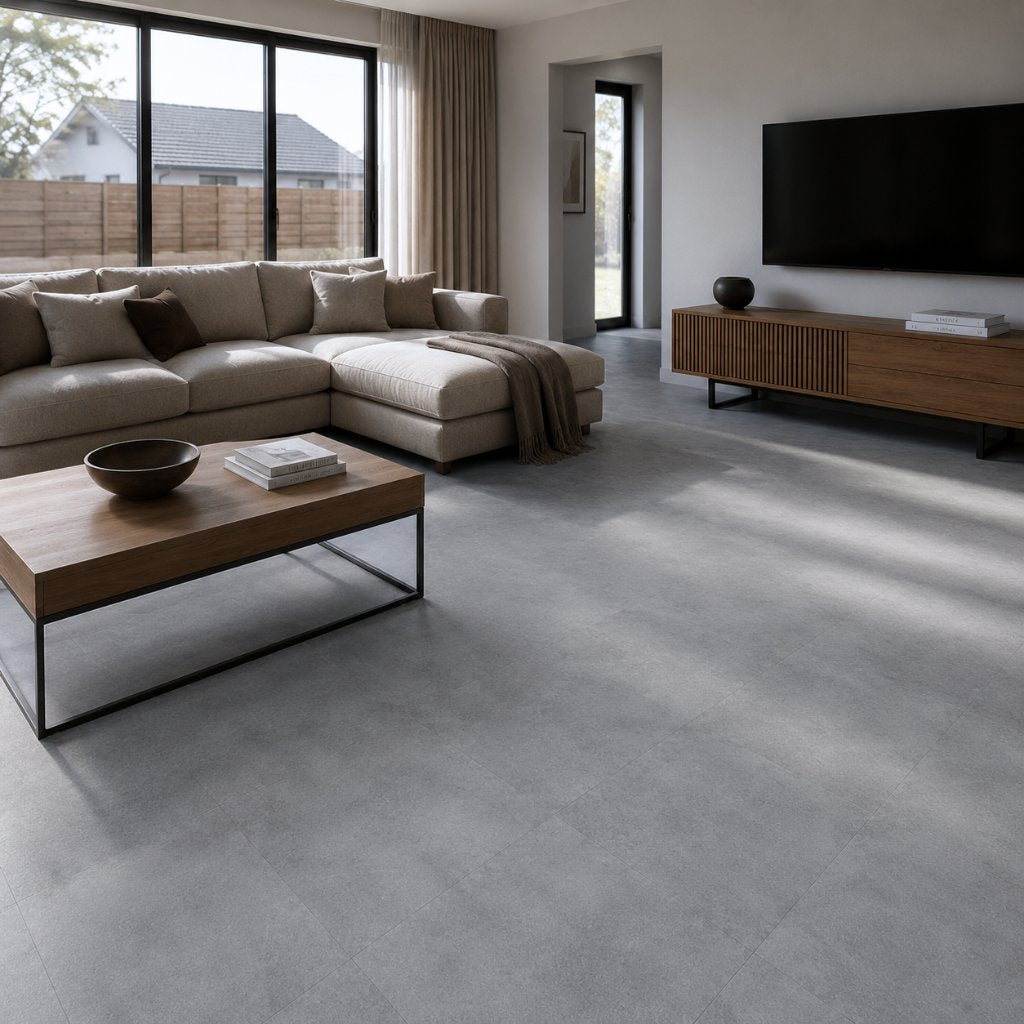 Vinyl Fliesen Solcora Nuance Collection Duck Egg Blue Klick - Floor4all