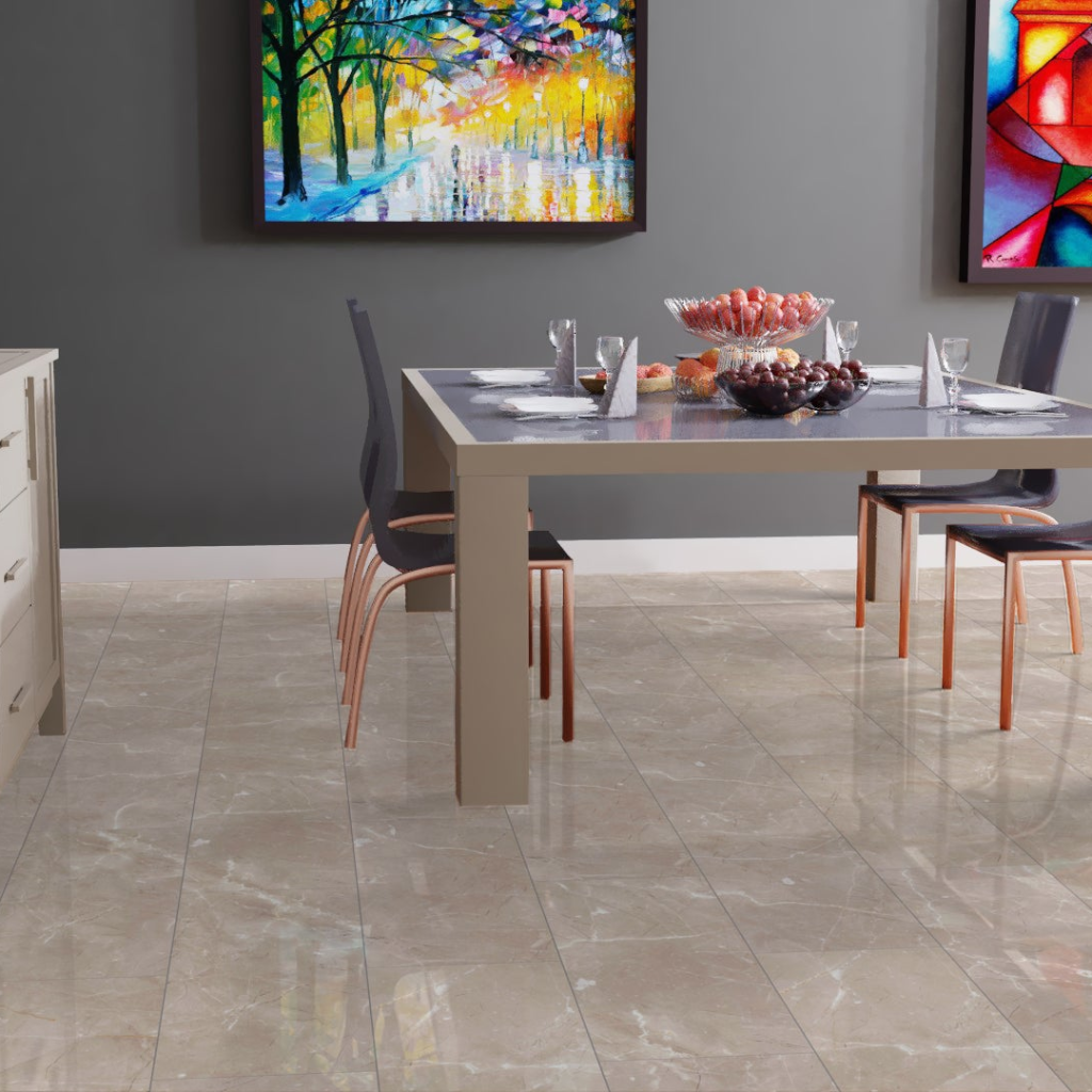 Laminat Kronotex Glamour - Hochglanz Botticino Classico Light