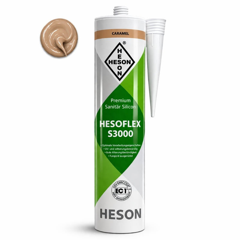 Sanitär Silikon Caramel A17 – HESOFLEX S 3000 - Floor4all