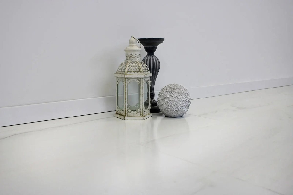 Vinyrock XL Gloss Fliesenoptik Hochglanz Kalba Carrara Marmor