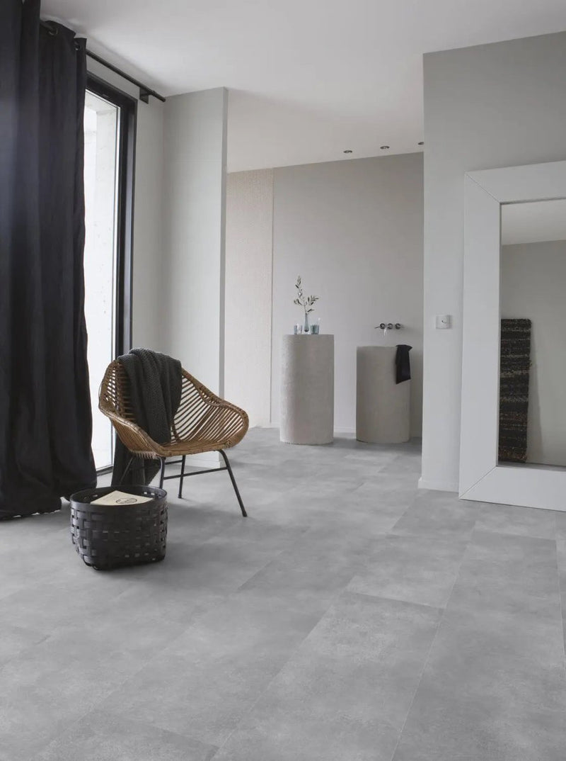 GreenLine-Silent-XL-Stone-Fliesenoptik-Cement-mit-Trittschalldaemmung-Vinylboden-Klick-1