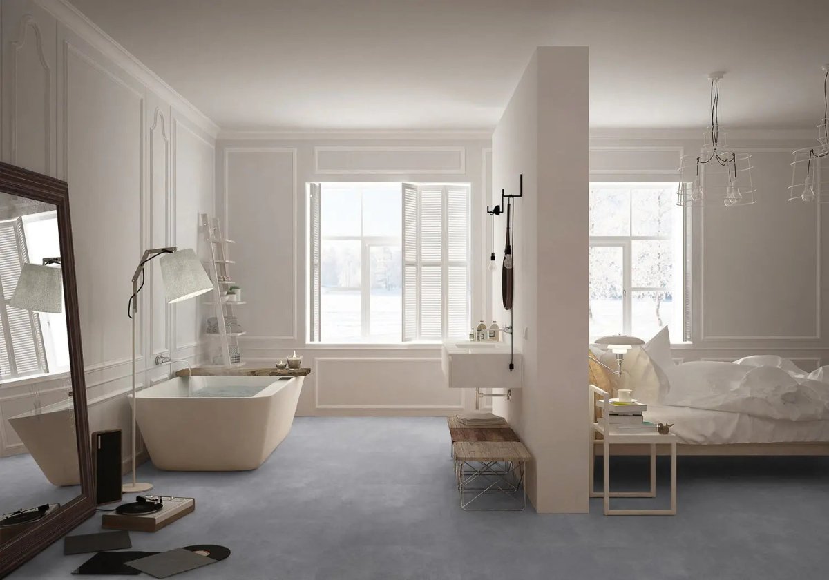 GreenLine-Silent-XL-Stone-Fliesenoptik-Cement-mit-Trittschalldaemmung-Vinylboden-Klick-1