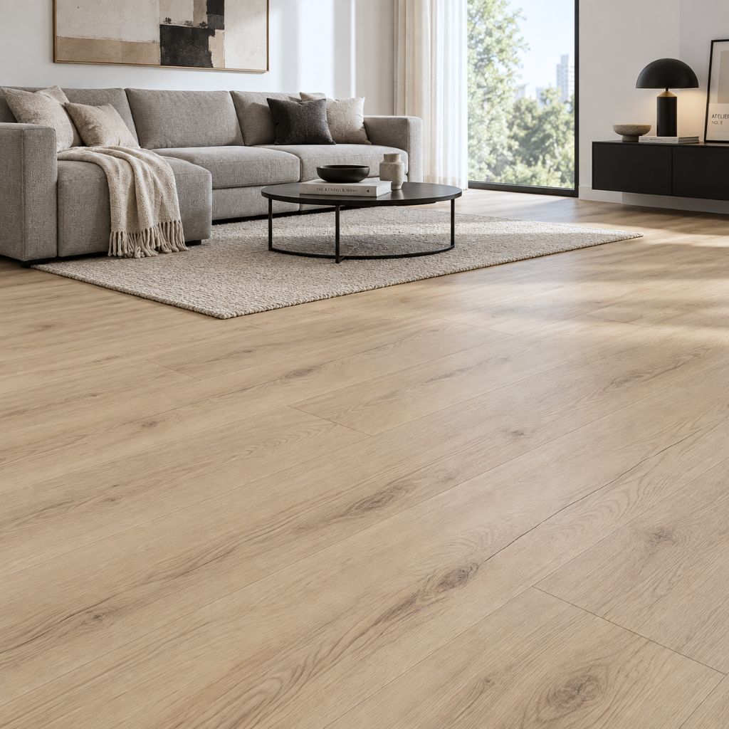 Klick Vinyl Eiche SolidCore XC geräuchert mit Trittschall