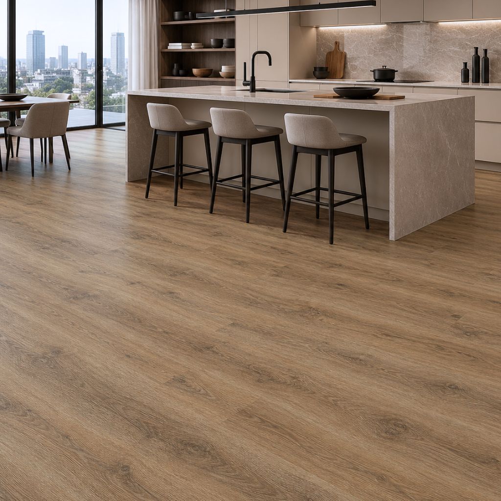 Klick Vinyl Prime Oak 50-05 Mosel Repac mit Trittschalldämmung Küche - Floor4all