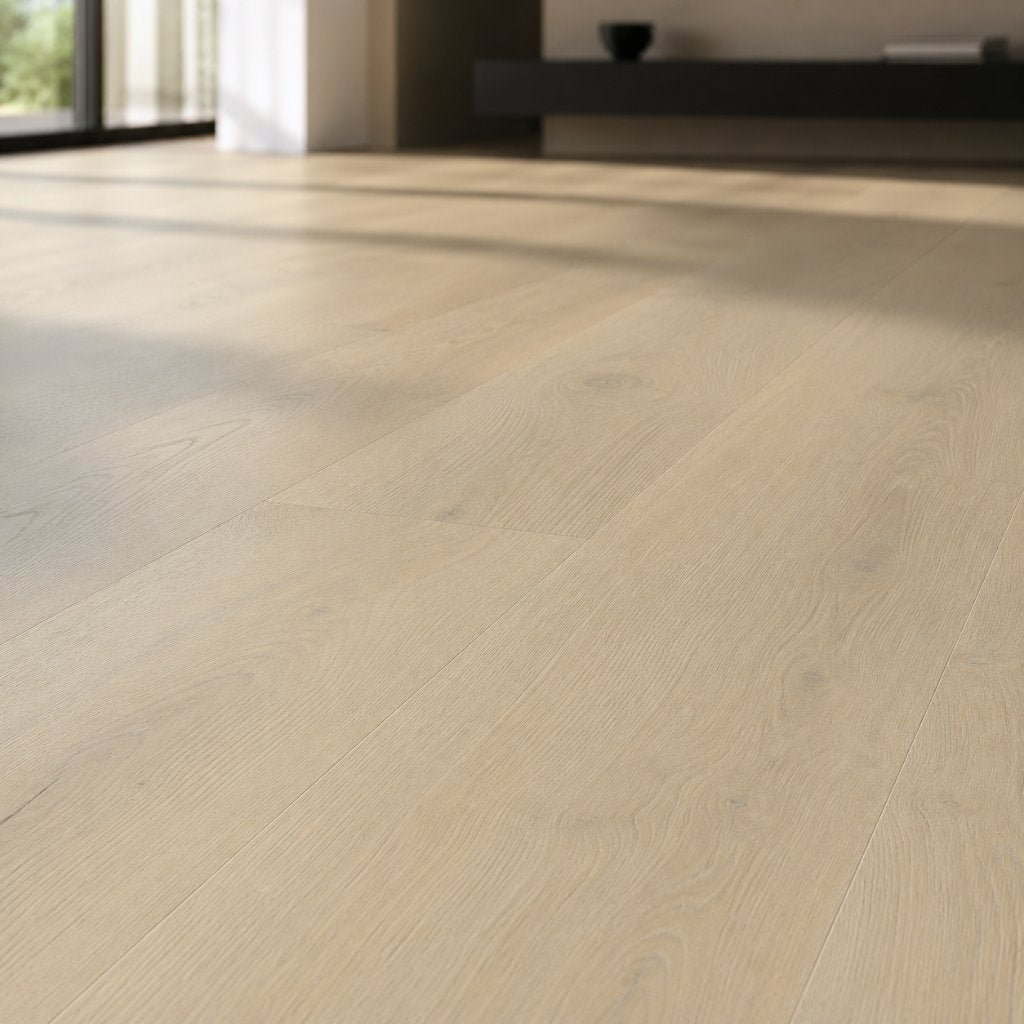 Prime Oak 50-05 Rhein Vinylboden Nahaufnahme - authentische Holzmaserung mit natürlicher Eichenoptik von Floor4all