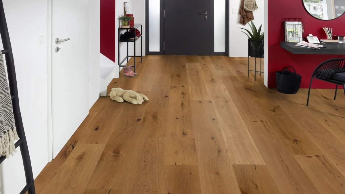 Fertigparkett Französische Eiche XXL rustikal gefast gebürstet natur geölt Landhausdiele - Floor4all