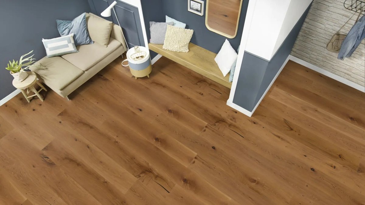Fertigparkett Französische Eiche XXL rustikal gefast gebürstet natur geölt Landhausdiele - Floor4all