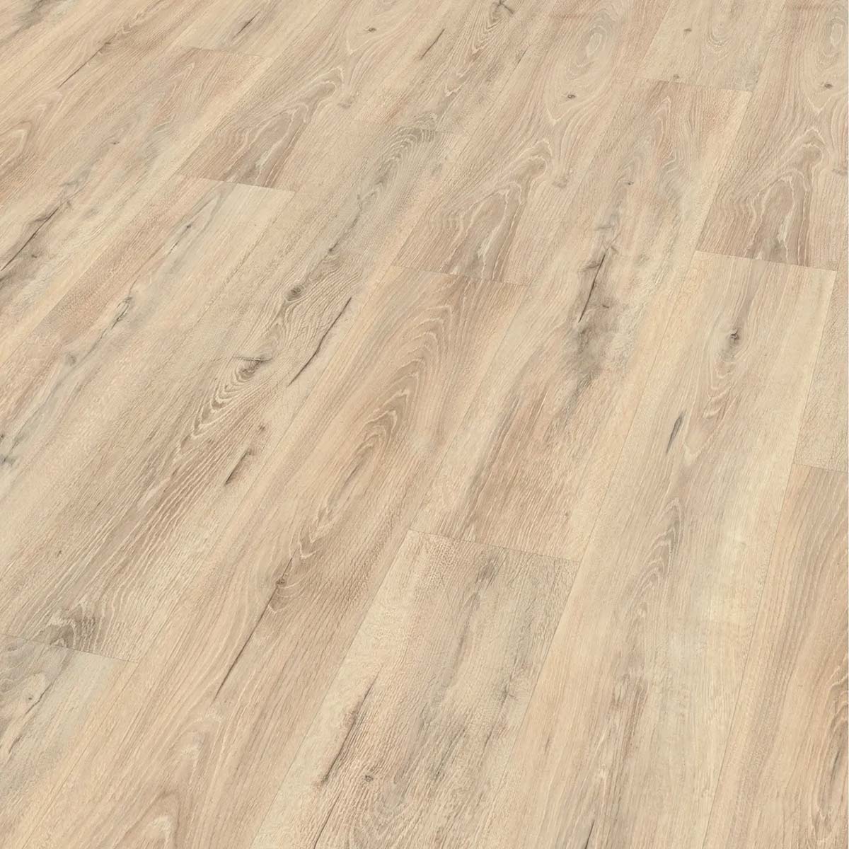 Designboden Panora Eiche Beige mit Trittschalldämmung in der Profilansicht