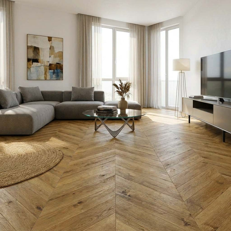 Klick Vinyl Eiche Chevron silent 70-05 Castle - Floor4all