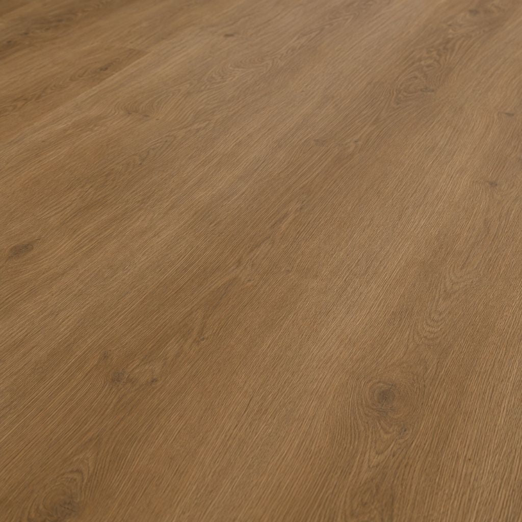 Nahaufnahme der Holzmaserung mit natürlicher Astzeichnung und feiner Oberflächenstruktur von Floor4all