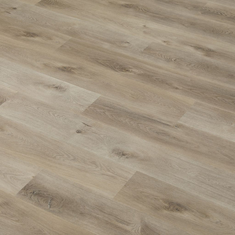 Klick Vinyl Eiche hell Solid Pure mit Trittschalldämmung, verlegte Dielen 121,8 x 18,1 cm von Floor4all