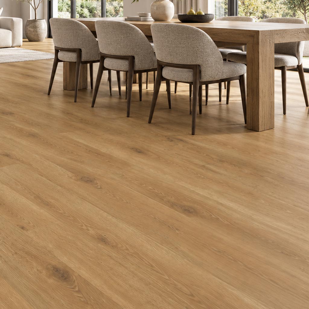 Klick Vinyl Eiche Rigan Esszimmer - Floor4all