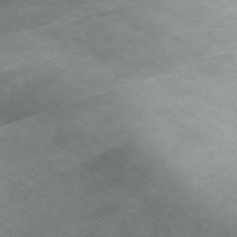 Nahaufnahme der Oberfläche von Klick Vinyl Fliese Gran in heller Betonoptik mit feiner Struktur von Floor4all
