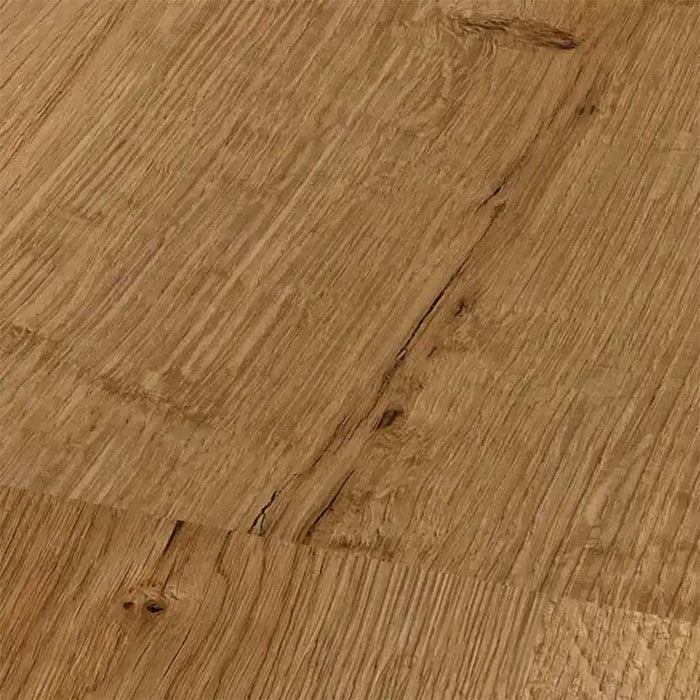 Detailansicht von Klick Vinyl Herbst Eiche mit warmer Eichenmaserung und rustikalen Akzenten