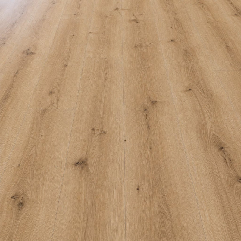 Nahaufnahme der natürlichen Maserung und Landhausdiele des Vinylbodens Miranda in Holzoptik von Floor4all