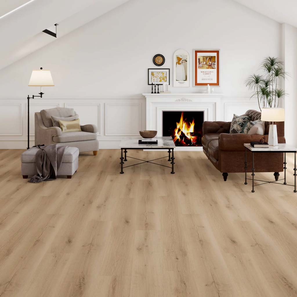 Klick Vinyl Eiche Torsby mit integrierter Trittschalldämmung online günstig kaufen bei Floor4all