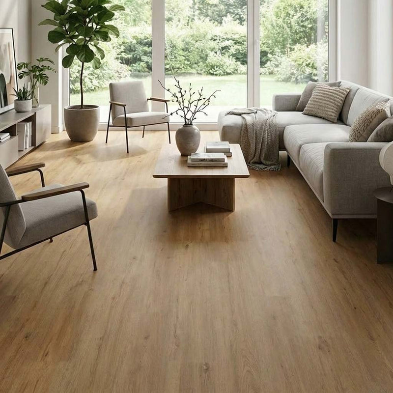 Vinylboden Oak Natural medium mit Trittschalldämmung - Floor4all