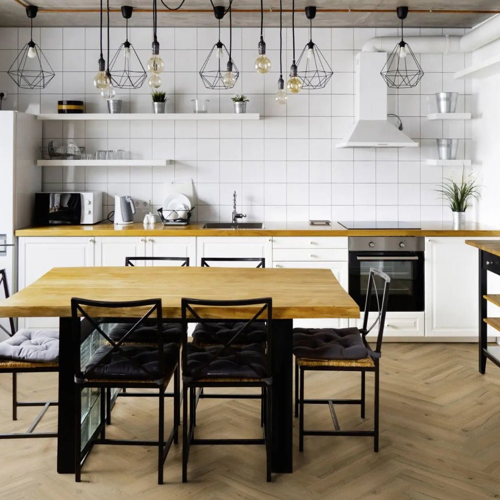 Klick Vinyl Fischgrät Fresh Oak Authentic von Floor4all