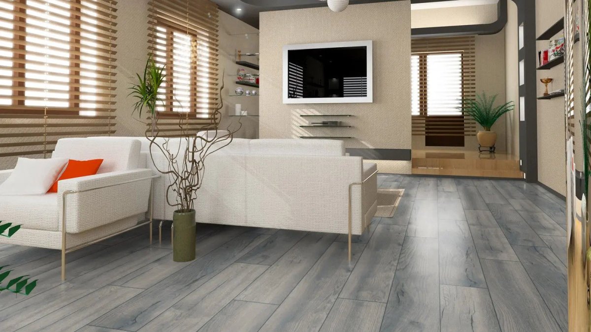 Laminat Kronotex Exquisit Pettersson Eiche grau