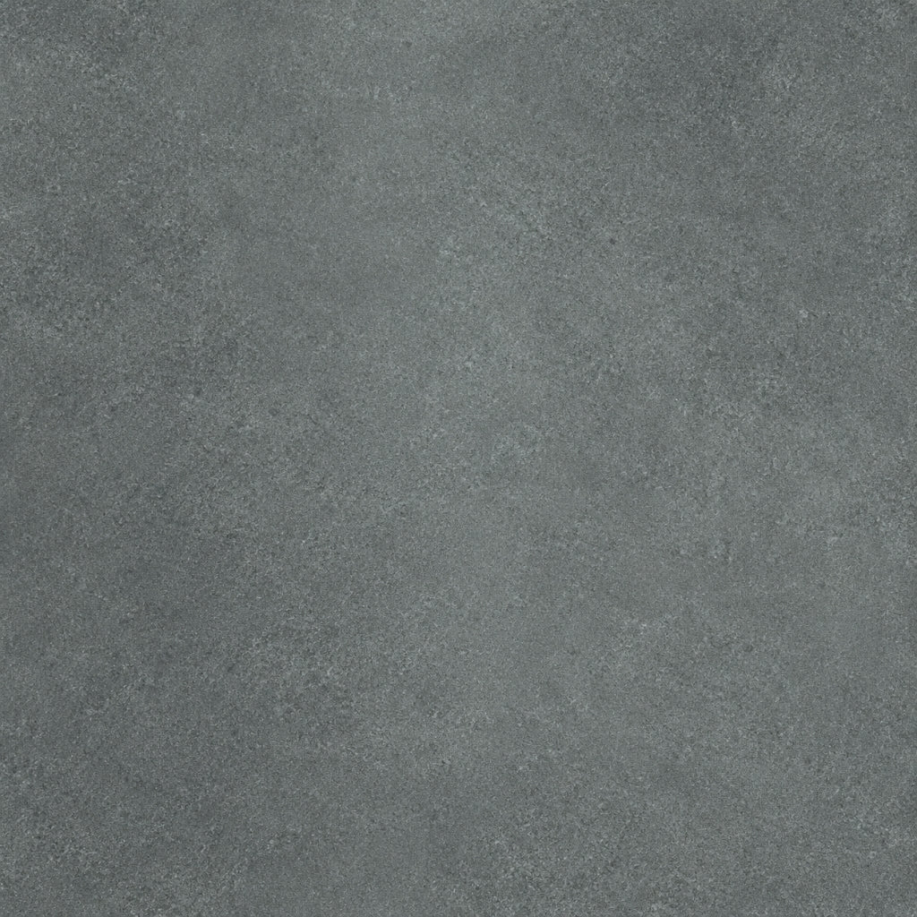 Nahaufnahme der Oberfläche: Vinylboden Valenzo dunkel mit fein gekörnter Betonstruktur im Industrial-Look von Floor4all