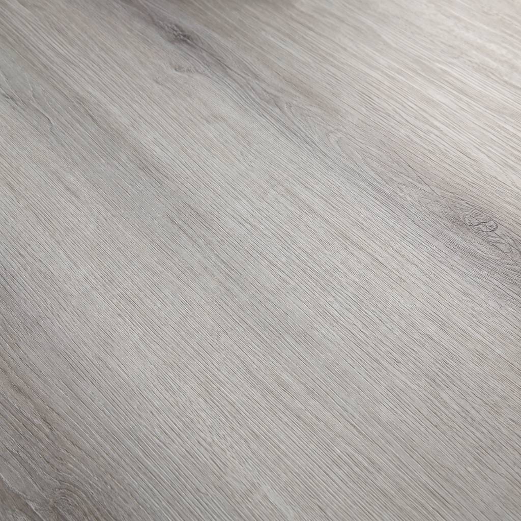 Nahaufnahme der Holzoptik von Vinylboden Breitdiele XL Eiche Lisa weiß von Floor4all