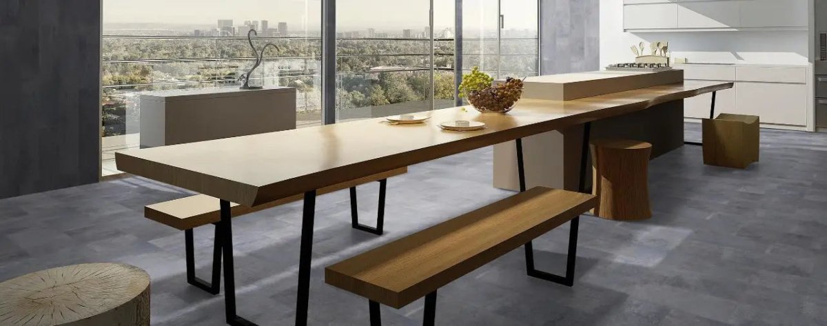 Laminat Classen Visiogrande Concrete Kiesel - Zementestrich grau