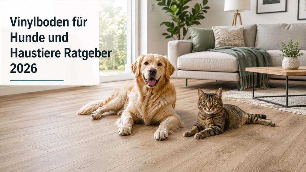 Vinylboden für Hunde und Haustiere Ratgeber 2026 - Floor4all