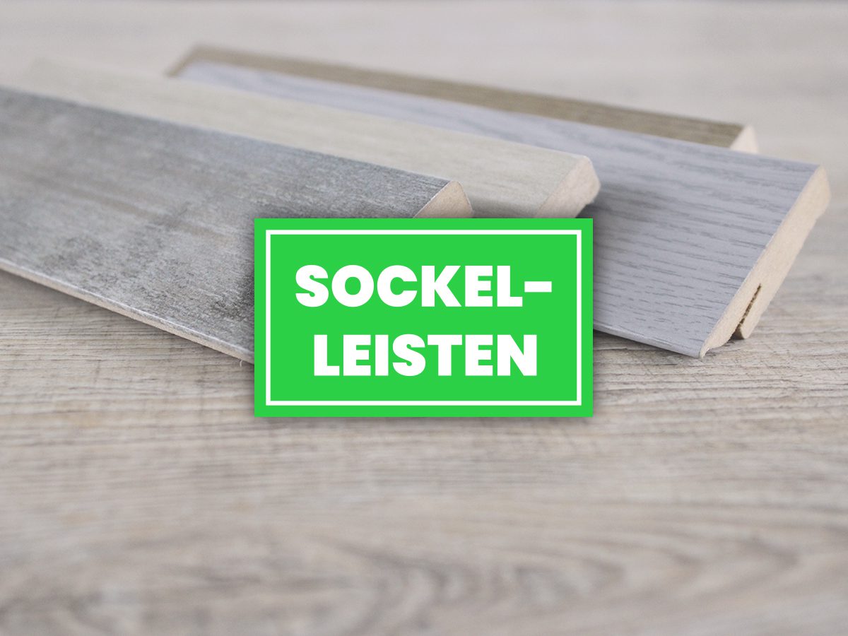 Sockelleisten für Laminat, Vinylboden und Parkett online günstig kaufen bei Floor4all