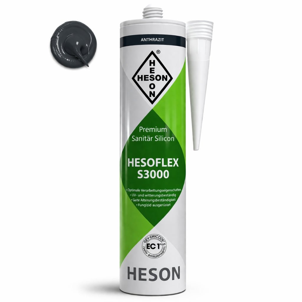 Sanitär Silikon Anthrazit A36 – HESOFLEX S 3000 - Floor4all