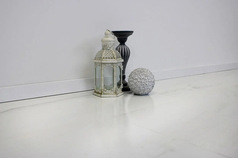 Vinyrock XL Gloss Fliesenoptik Hochglanz Kalba Carrara Marmor