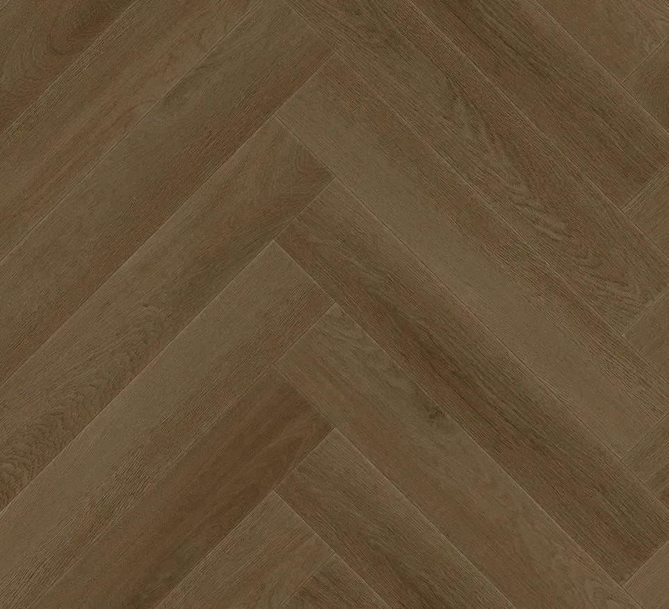 Klick Vinyl Herringbone Fischgrät Royal Pine mit integrierter Trittschalldämmung