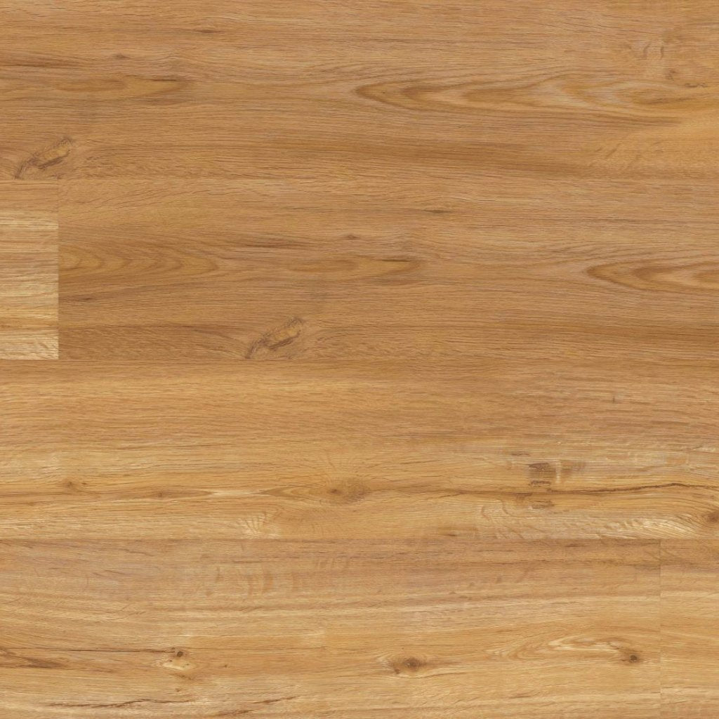 Nahaufnahme der Oberflächenstruktur von Klebe Vinylboden Eiche gebürstet hell 
– zeigt die detaillierte Holzmaserung mit Astlöchern, Rillen und gebürsteter 
Textur, die authentische Holzoptik verdeutlicht. - Floor4all