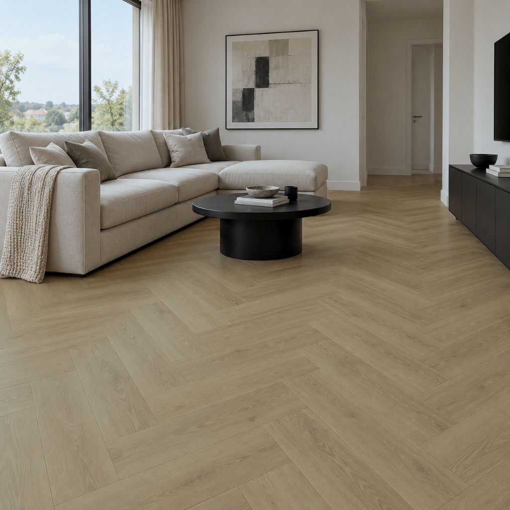 Klebevinyl Fischgrät Meest Matte Vinylboden Restposten