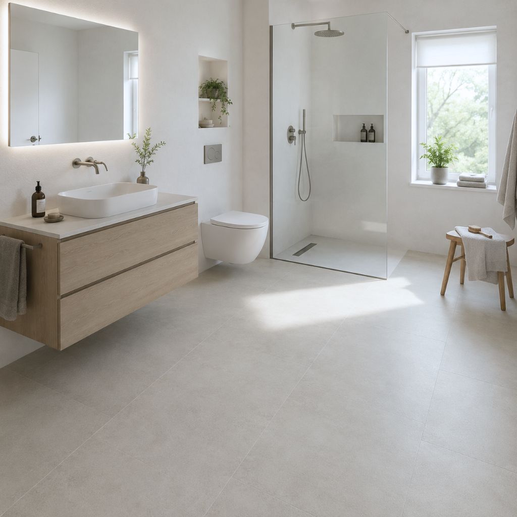 Klick Vinyl Fliesenoptik Titano mit Trittschalldämmung - Floor4all