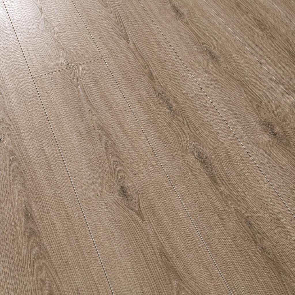 Eiche Clara Landhausdiele im Detail – authentische Holzmaserung mit natürlichen Jahresringen und Struktur. Klick Vinylboden Eiche Clara mit Trittschalldämmung von Floor4all