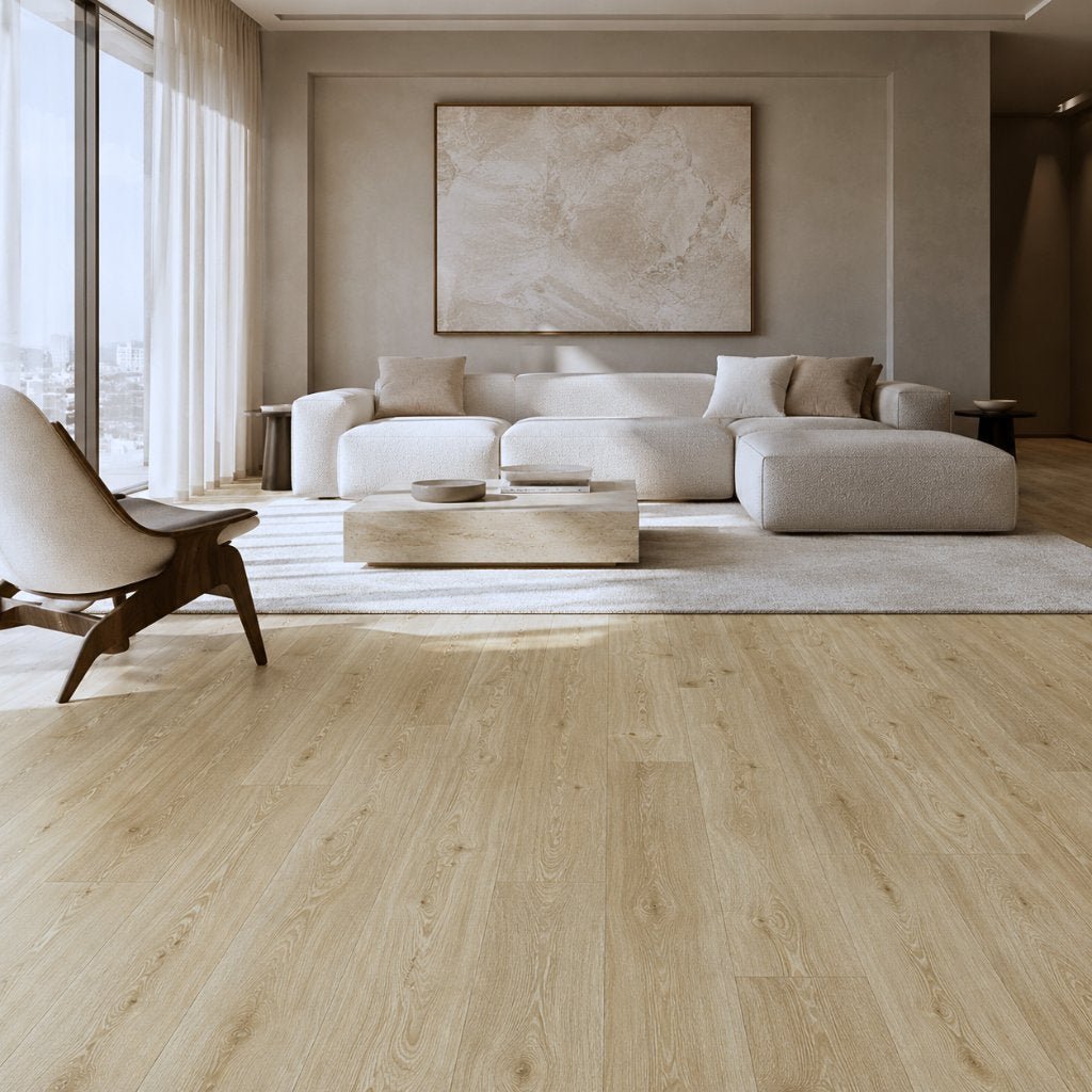 Klick Vinylboden Eiche Lofy Landhausdiele mit Trittschall - Floor4all