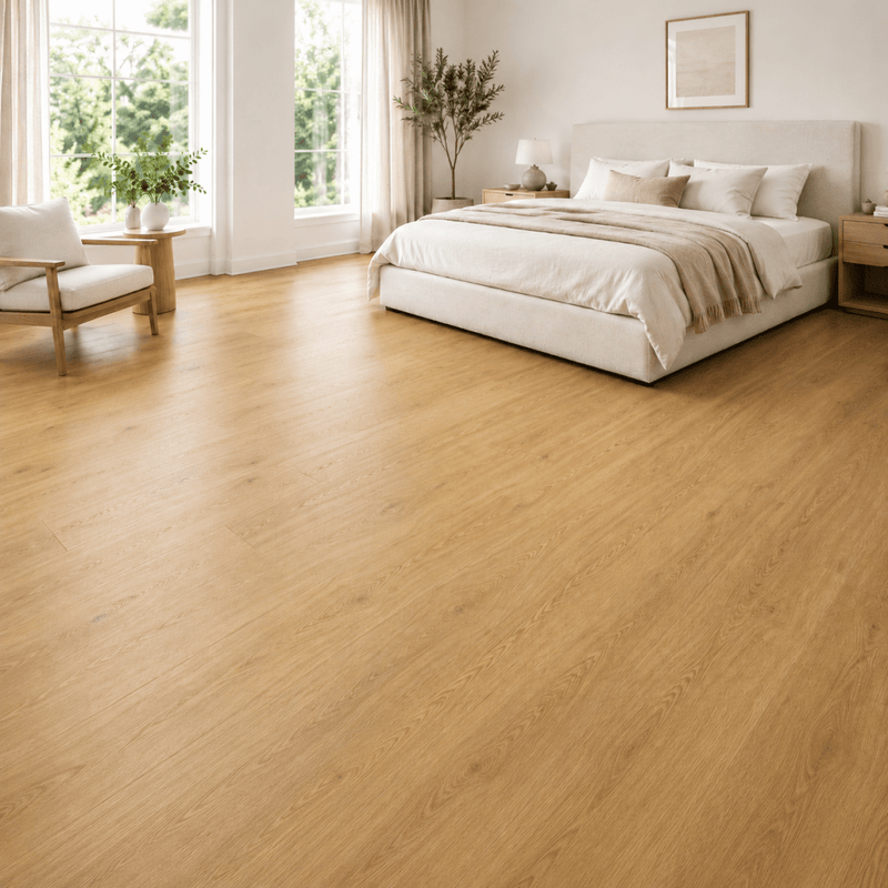 Klick Vinylboden Eiche Lofy Landhausdiele mit Trittschall - Floor4all