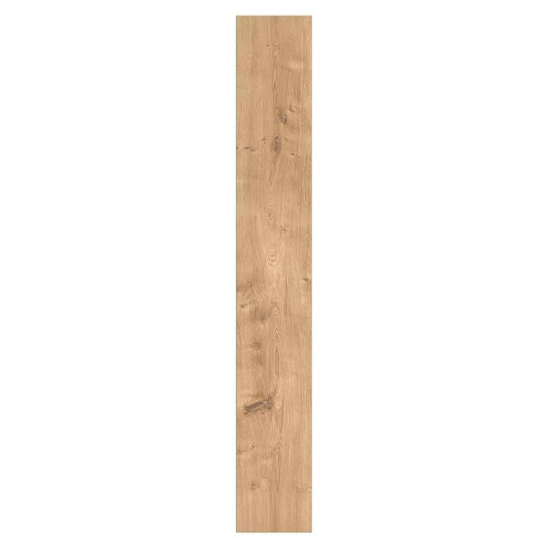 Laminat Klick Kronoflooring New England Oak Landhausdiele Detailansicht - einzelne Diele mit natürlicher Holzmaserung, Äste und charakteristische Oak-Struktur, Klick-System sichtbar - Floor4all