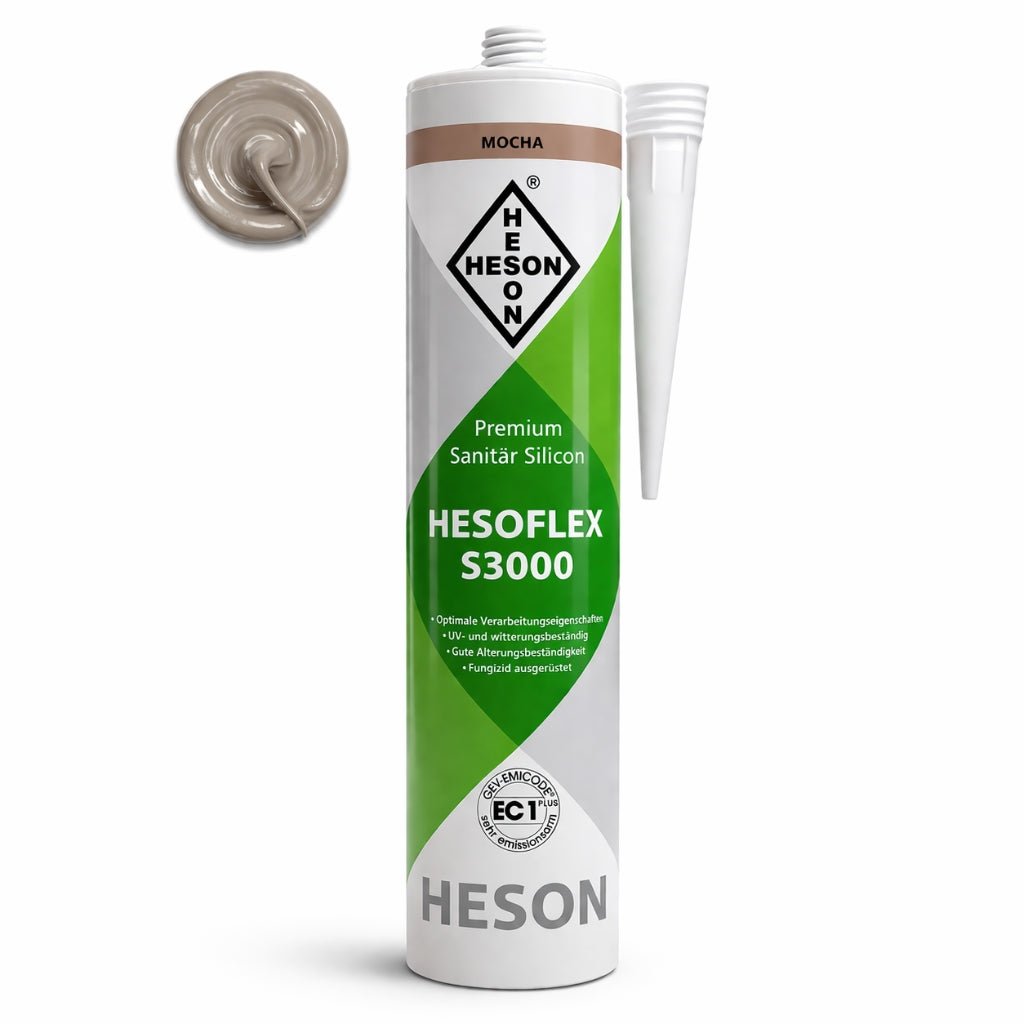 Sanitär Silikon Mocha A68 – HESOFLEX S 3000 - Floor4all
