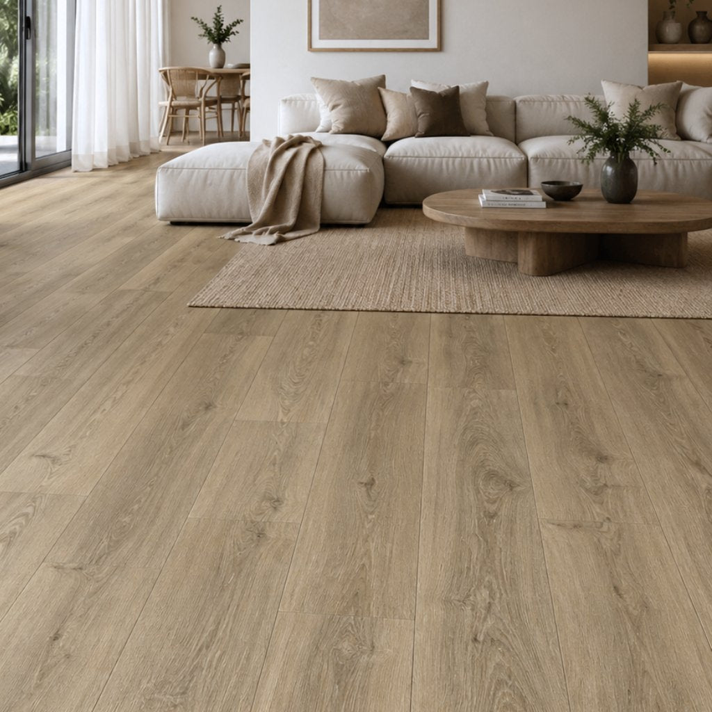 Repac solidDRYBACK 25-05 Fresh Oak Authentic RUSTIC 2040 Klebe Vinylboden Floor4All Verlegung