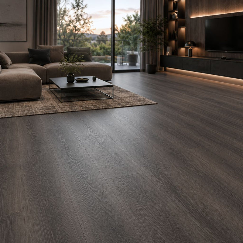Vinylboden Klick SolidLock Authentic Nature Oak Dark Grey 40/05 XL - Floor4all