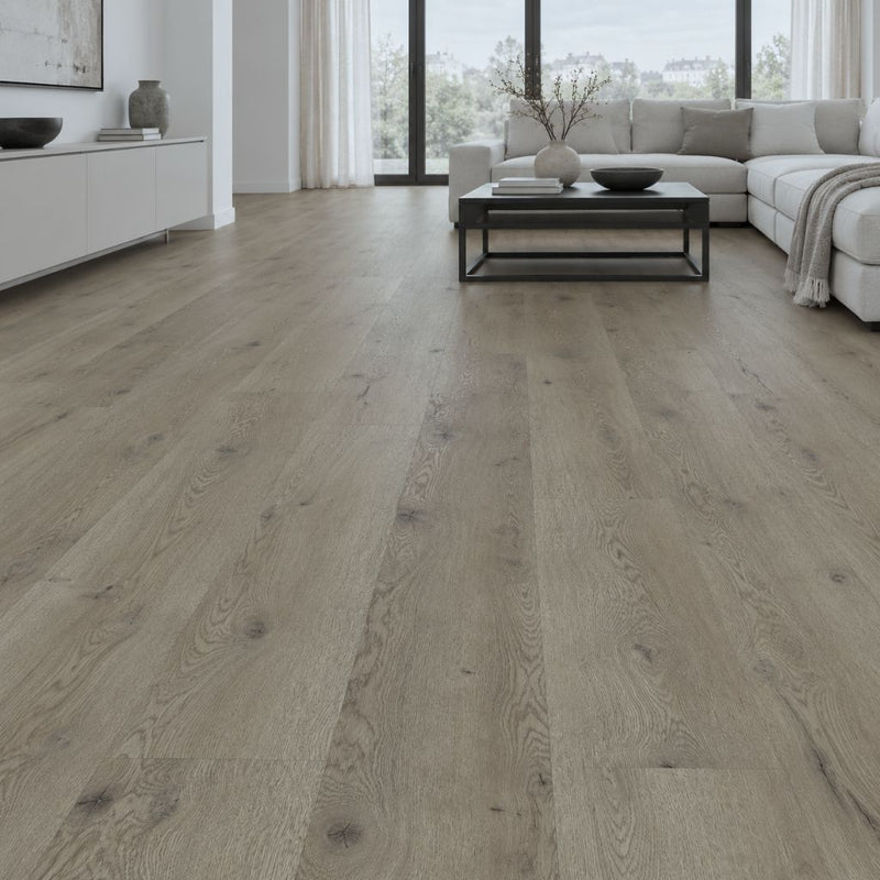Designboden HARO Eiche Palermo mit Trittschalldämmung Wohnzimmer - Floor4all