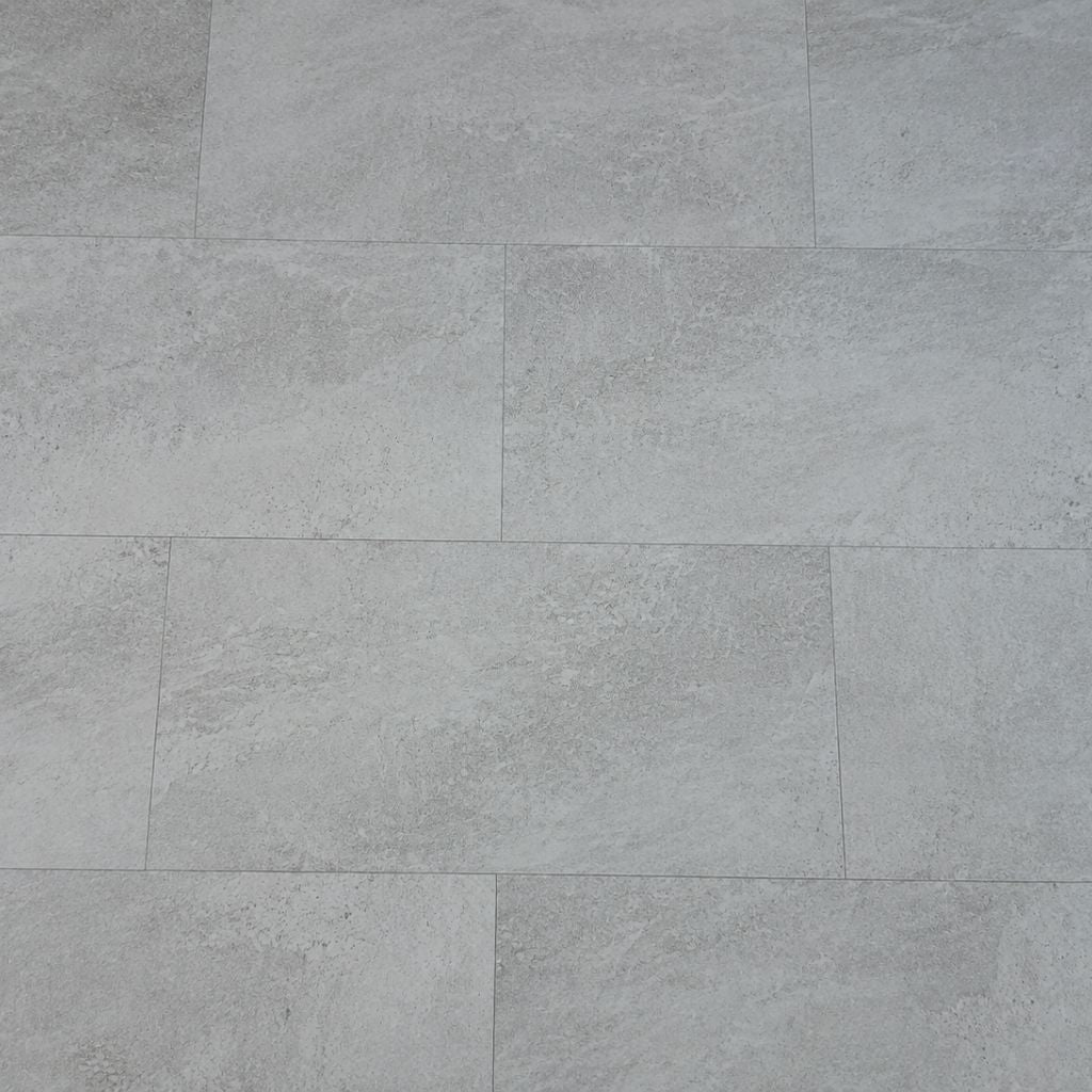 Klebevinyl Fliesenoptik grau Betonoptik Brick Design: Verlegemuster von Floor4all