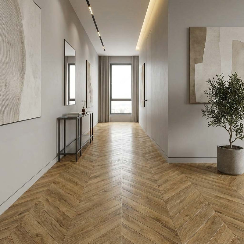 Klick Vinyl Eiche Chevron silent 70-05 Castle - Floor4all