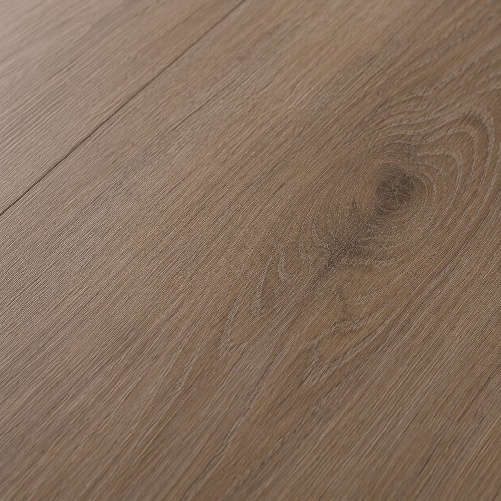 Klick Vinyl Eiche Padua mit Woodgrain-Oberfläche zeigt authentische Holzstruktur und lebendige Maserung