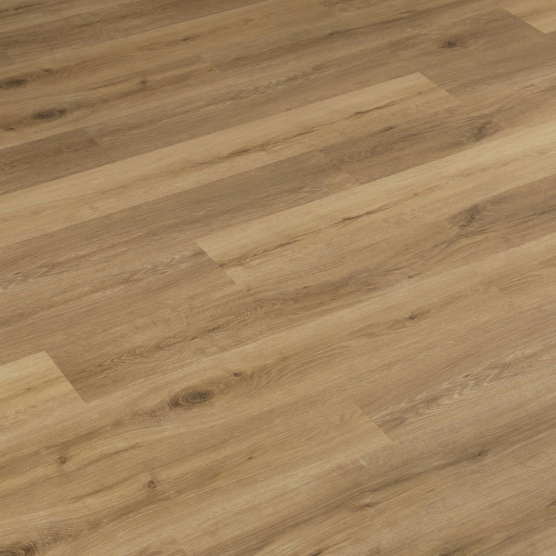 Klick Vinyl Eiche Spring Light, verlegte Landhausdielen 121,8 x 18,1 cm mit Trittschalldämmung von Floor4all