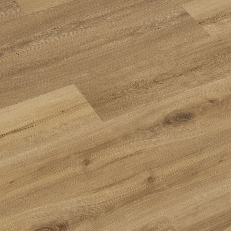 Klick Vinyl Eiche Spring Light, Nahaufnahme der Oberfläche mit natürlicher Eichenmaserung von Floor4all