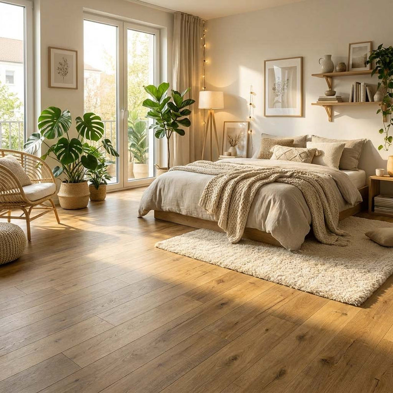 Klick Vinylboden GreenLine Silent Sommer Eiche mit Trittschalldämmung - Floor4all
